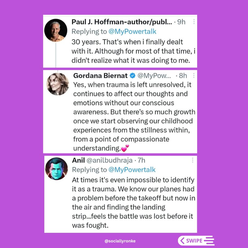 theronkebrand's tweet photo. Funnily enough, we focus on the adult problem instead of dealing with the root cause of the problem. I pray everyone going through one emotional trauma or the other finds healing.
Have a fantastic week!
#acesaware
#sociallyronke
#socialbrandtalk
#socialmediamanager https://t.co/evBkDLOQZ3