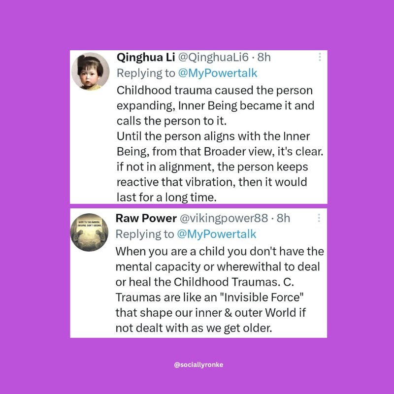 theronkebrand's tweet photo. Funnily enough, we focus on the adult problem instead of dealing with the root cause of the problem. I pray everyone going through one emotional trauma or the other finds healing.
Have a fantastic week!
#acesaware
#sociallyronke
#socialbrandtalk
#socialmediamanager https://t.co/evBkDLOQZ3