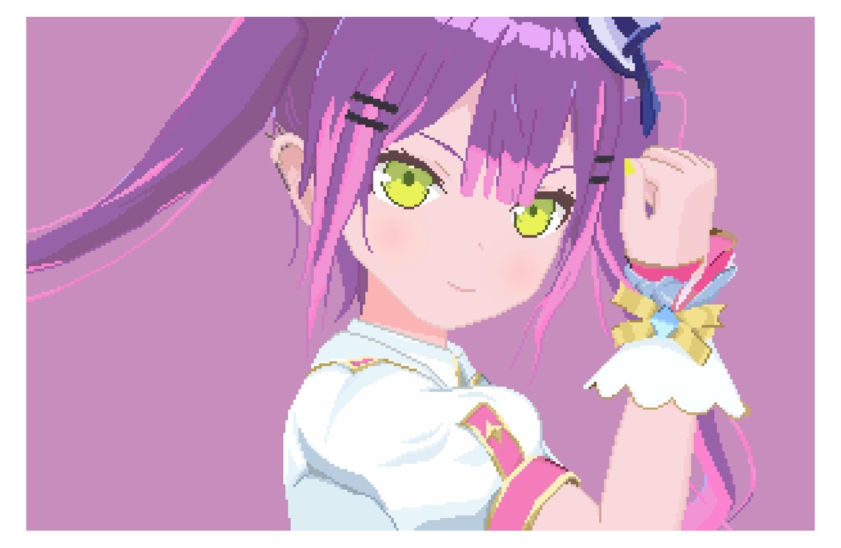 senpailkx's tweet photo. Towa-sama's not just an angel, she's also an idol
#TOWART 
#ドット絵 
#pixelart https://t.co/pInUWM3Nds