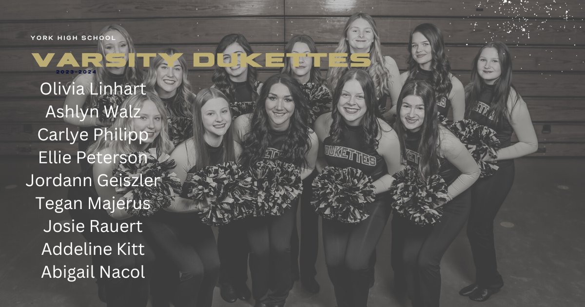 Congratulations to the 2023-2024 Varsity Dukettes