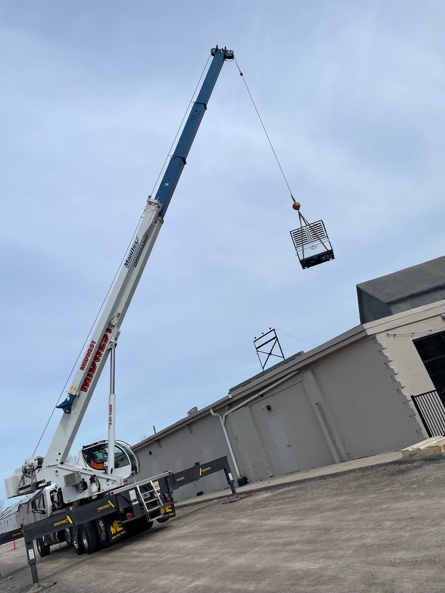 Some new equipment arrived so we had to break out the crane! Which means we're one step closer to serving up some more seriously delicious fresh beer. Stay tuned for updates on when you can come and try it out for yourself! 

#CraftBeer #FreshBeer #BeerLover #MADBrewing #MedinaOH