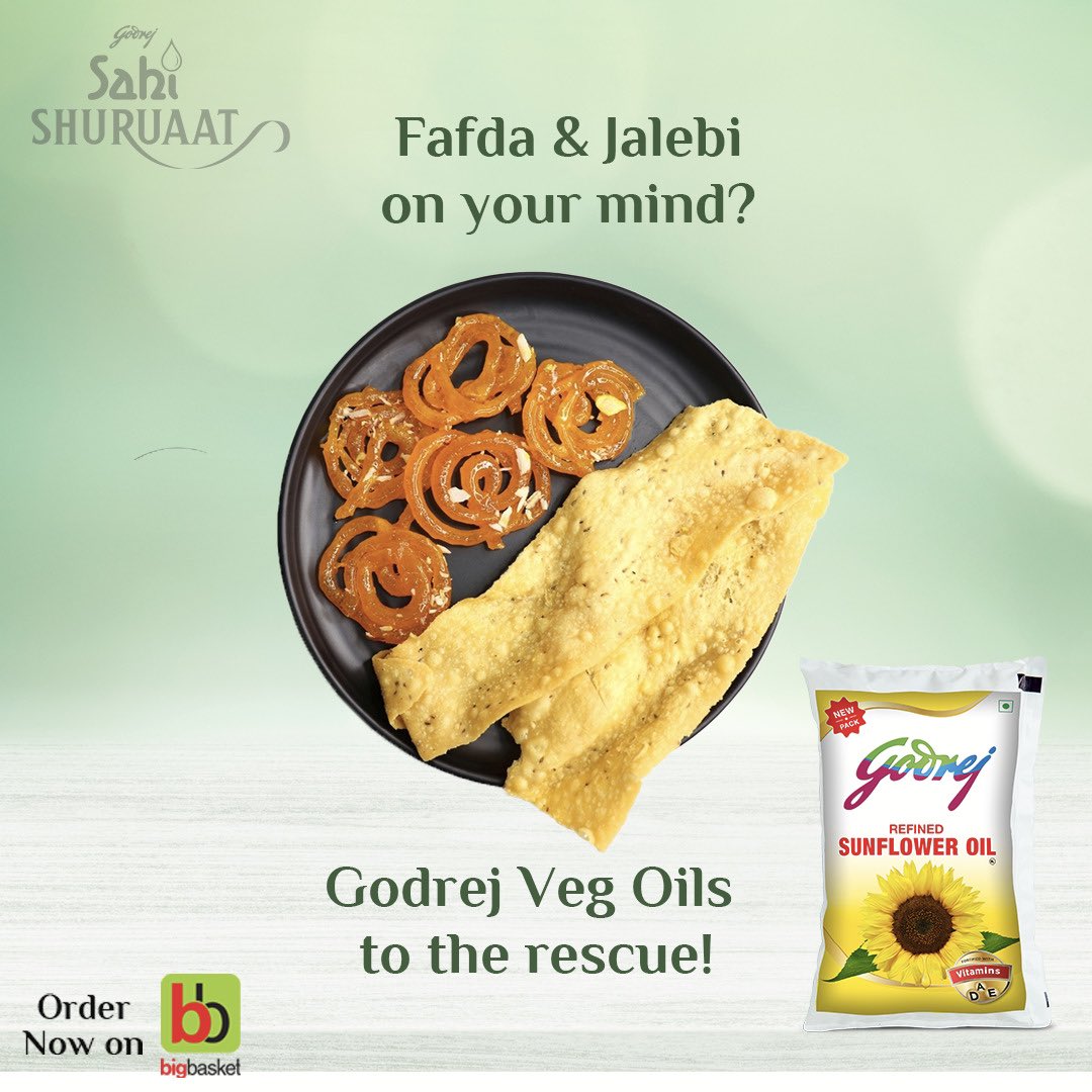 Fafda; a chickpea flour deep fried snack which is very popular in Gujarat and served with fried Chiles. Eat along with Jalebi for best results

And to ensure that both are of optimum quality then be sure to fry them in Godrej Veg. Oils!

#GodrejVegOils #cookingoil 
#sahishuruaat