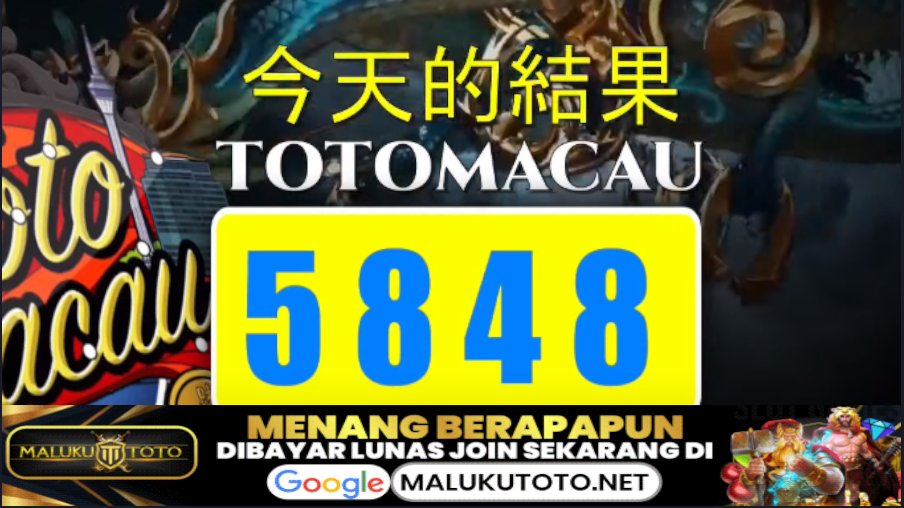 LiveDraw9's tweet photo. RESULT TOTOMACAU 4D SEASON 4 : 5848 SAH 
27 MARET 2023 JAM 22.00 WIB
#Twitter #viralindo #shorts #Jachttps://twitter.com/LiveDraw9/status/1635207252515885057/photo/1kpotWorldWin #jackpotworldday #indonesiaviral #malukutoto #totomacau #totomacaupools https://t.co/Wpk24QjiWe