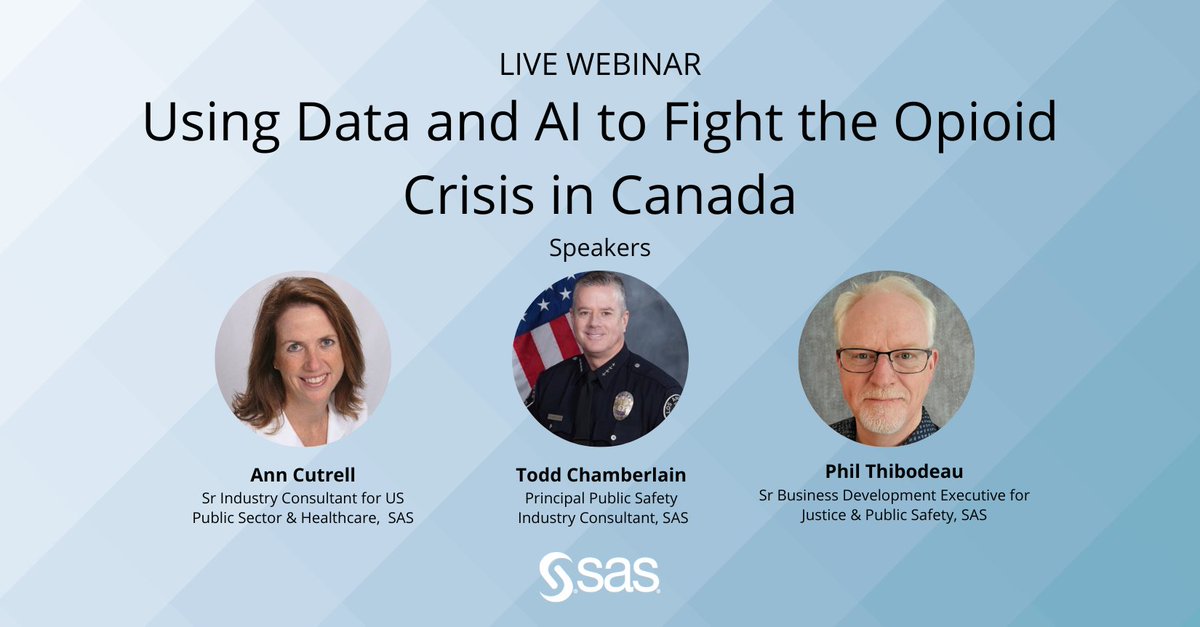 ScottNason's tweet photo. Whether you're a health and human services leader, law enforcement official or an IT strategist, this presentation on April 19 will provide guidance around using data and analytics to inform operational and policy decisions. Register now!

#Analytics #AI
https://t.co/OXxYl9c5D2 https://t.co/dI23fVz6KW