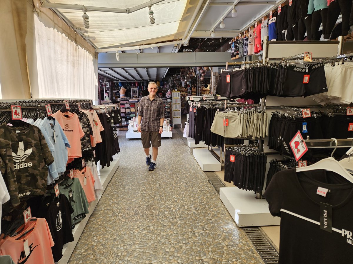 LadyALytham's tweet photo. Day one shopping and we're already going back to a shop Gordon McKay wishes he'd bought a top from! #Side #Turkei #RepeatVisits https://t.co/xmewYMKCfs
