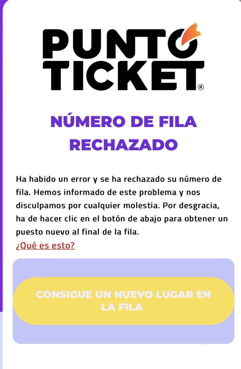 fabbymabfa's tweet photo. Ni un brillo @puntoticket 👎🏻 primero en el correo de @TCencosudScotia y en la web dicen máximo 4 entradas y al entrar sólo puedes comprar 2. Ahora después de más de 1 hora esperando me sale esto 🤦🏻‍♀️ juegan con nuestras ilusiones 🥺🥺 PÉSIMO SERVICIO https://t.co/9d3tC6hj01