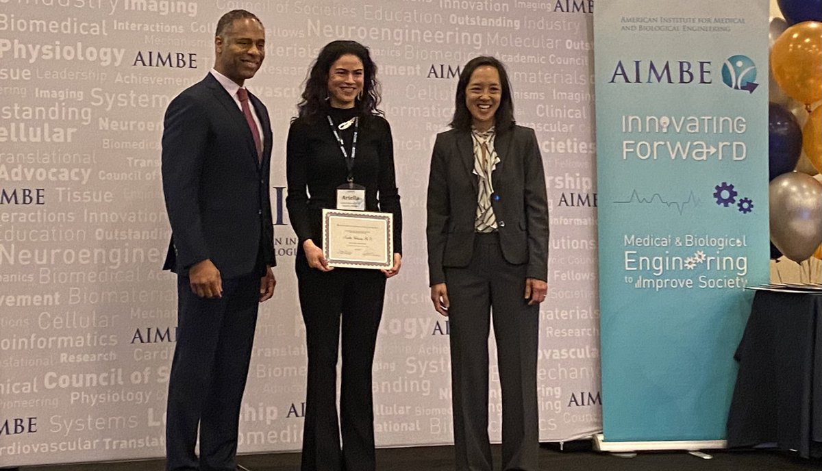Congrats to <a href="/AriellaShikanov/">Ariella Shikanov</a> - new <a href="/aimbe/">AIMBE</a> Fellow! Trailblazer and tireless advocate for women’s health research and engineering!