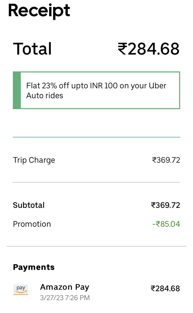 Tanmay_Br's tweet photo. This is how we are fooled by first jacking up ride rates & then discounting in the name of promotion. #paybymeter https://t.co/fykki1QUCT