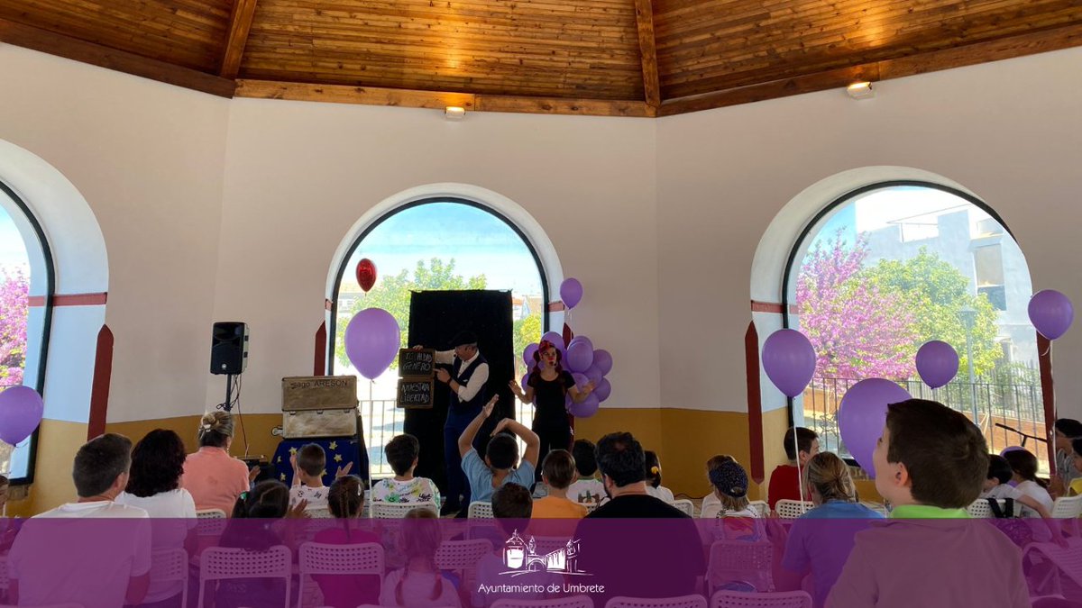 🟣🚲 El pasado domingo pasearon por las calles de Umbrete los participantes de la séptima edición de la ‘Pedalada por la Igualdad’

🎩 Los Jardines del Arzobispo acogieron el espectáculo de Magia de ARESON (Antonio Arenilla) y diferentes sorteos