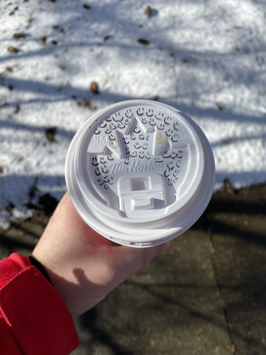 AsterixMonck's tweet photo. A great way to start the day. Thank you 16th Street @TimHortons in Owen Sound. You have an amazing team. #lifeisgood https://t.co/kbowwtUjPy