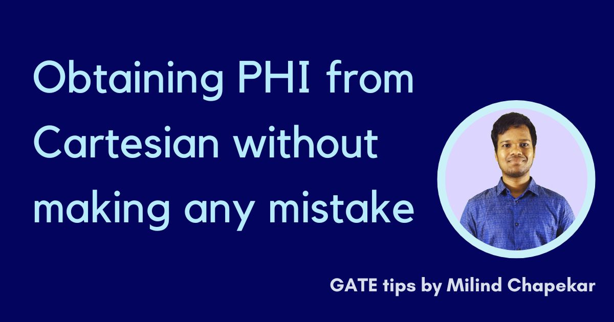 GradplusIndia's tweet photo. While obtaining PHI coordinates either for Cylindrical or Spherical from the Cartesian coordinates, many students do this mistake. Let's see how to avoid it.
#GradPlus #gateexam
https://t.co/svKwUh2pjN https://t.co/zCpqBfSimq