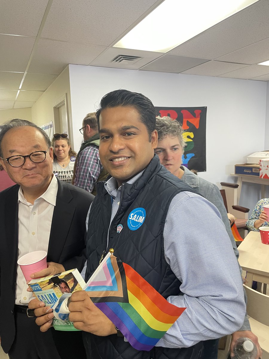 SalimForVA's tweet photo. I enjoyed attending the @FCPSPride Indoor BBQ yesterday afternoon. We must protect our LGBTQIA+ students. π³οΈββ§οΈπ³οΈβπ #FCPSPride https://t.co/tmyqWwkLoQ