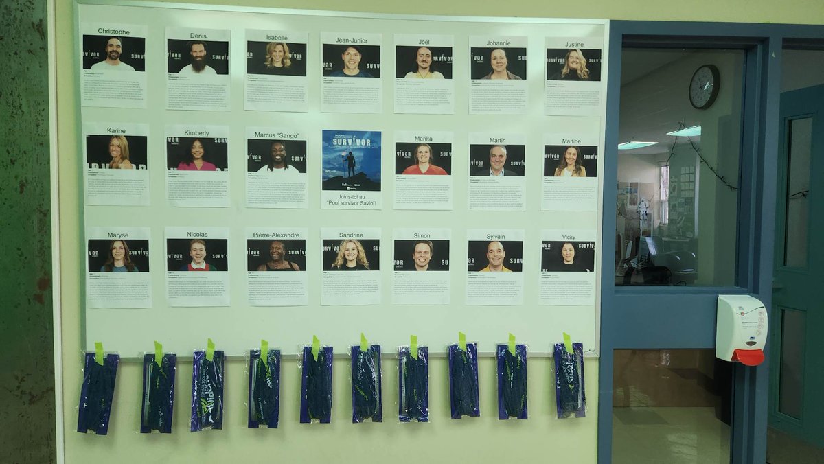 GibbonsSDS's tweet photo. Nouveau club @ECStDSavio : @survivorquebec! Qui choisira le ou la gagnant(e) de la première saison de #SurvivorQuébec? Joignez-nous tous les mercredis au dîner pour visionner l'épisode de la semaine sur @noovo_ca. Prix à gagner! https://t.co/Pvp2YOCEkQ