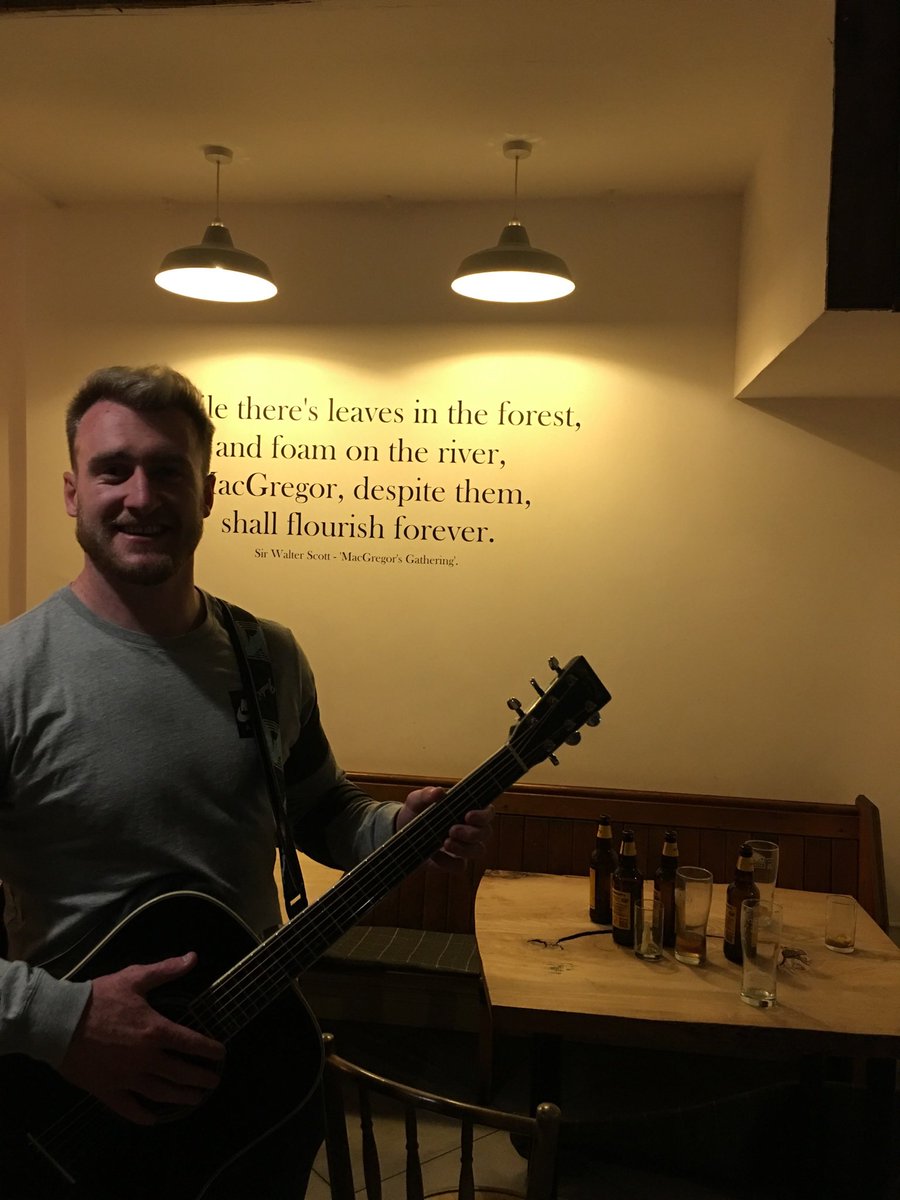 <a href="/Scotlandteam/">Scottish Rugby</a> <a href="/StuartWHOGG_/">Stuart W Hogg</a> You’ve been a star. Go out on a high! You could always start up that rock career now!