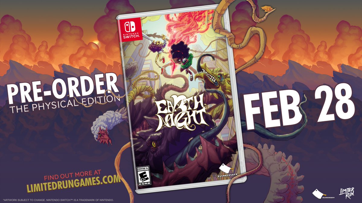 LimitedRunGames's tweet photo. Careen across the backs of massive, snake-like dragons as they soar high above the planet in EarthNight!

Pre-orders for the Switch physical version close this Sunday. Reserve your copy now: https://t.co/WU4OHebKbG https://t.co/3ecyQH24Vj