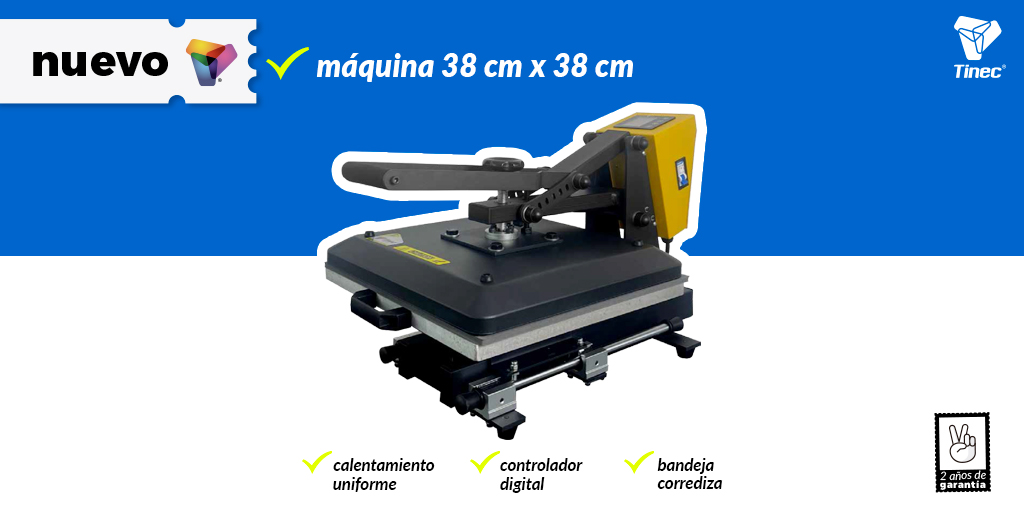 tinec_'s tweet photo. Prensa Plana 38 x 38 Mod.2023
Prensa Plana con bandeja corrediza, 38 x 38 cm. Todas las características del modelo de mayor tamaño en un formato mas compacto, suficiente para muchas tareas de transferencias.
https://t.co/R07if9mPSF
 #tinec #sublimacion #vinilos #htvvinyl https://t.co/t5mBWem1iO
