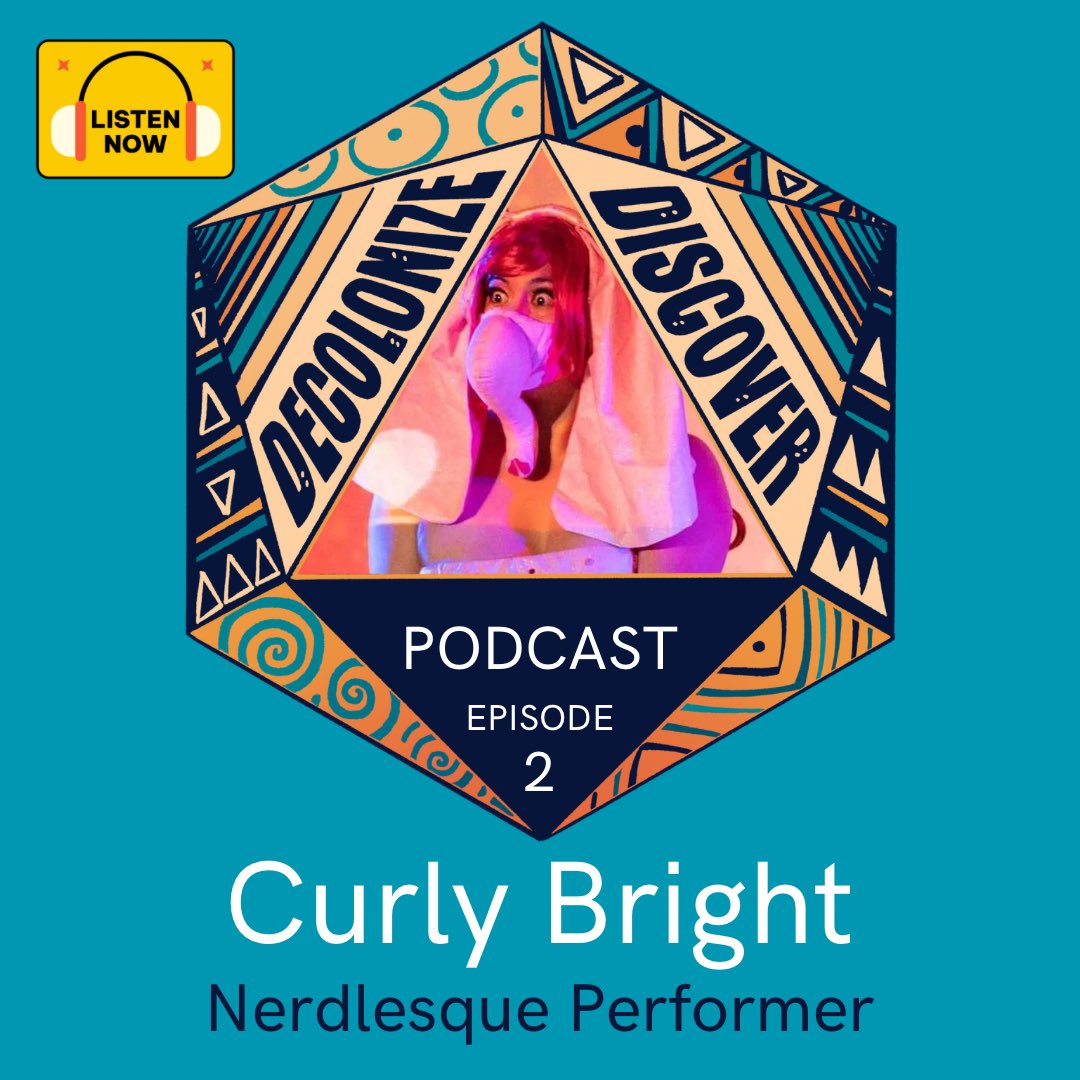 Have you listened to our podcast? Last week we interviewed @CurlyBright about Burlesque/Nerdlesque and coming into your own as a performer. Check it out on all major podcast platforms!