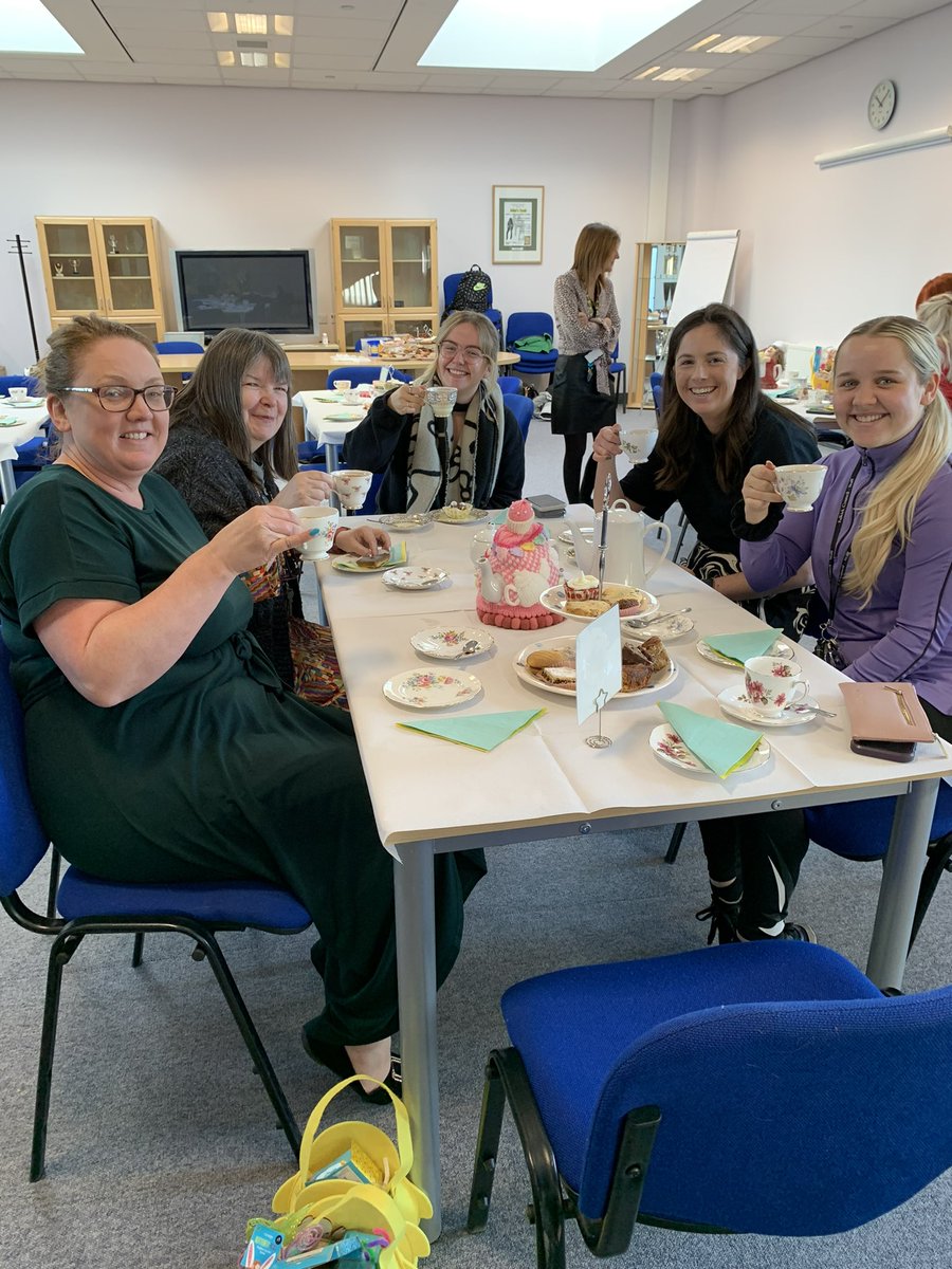 DundasGhs's tweet photo. Thanks to everyone who joined us today for our Snowdrop tea. Great to see it back again and staff getting the opportunity to catch up. 

Fantastic work from our leaders setting up, serving, interacting with staff and public speaking ☕️🧁
@MrsDicksonGHS @strathcarron1 https://t.co/3zYQ1iX6Id