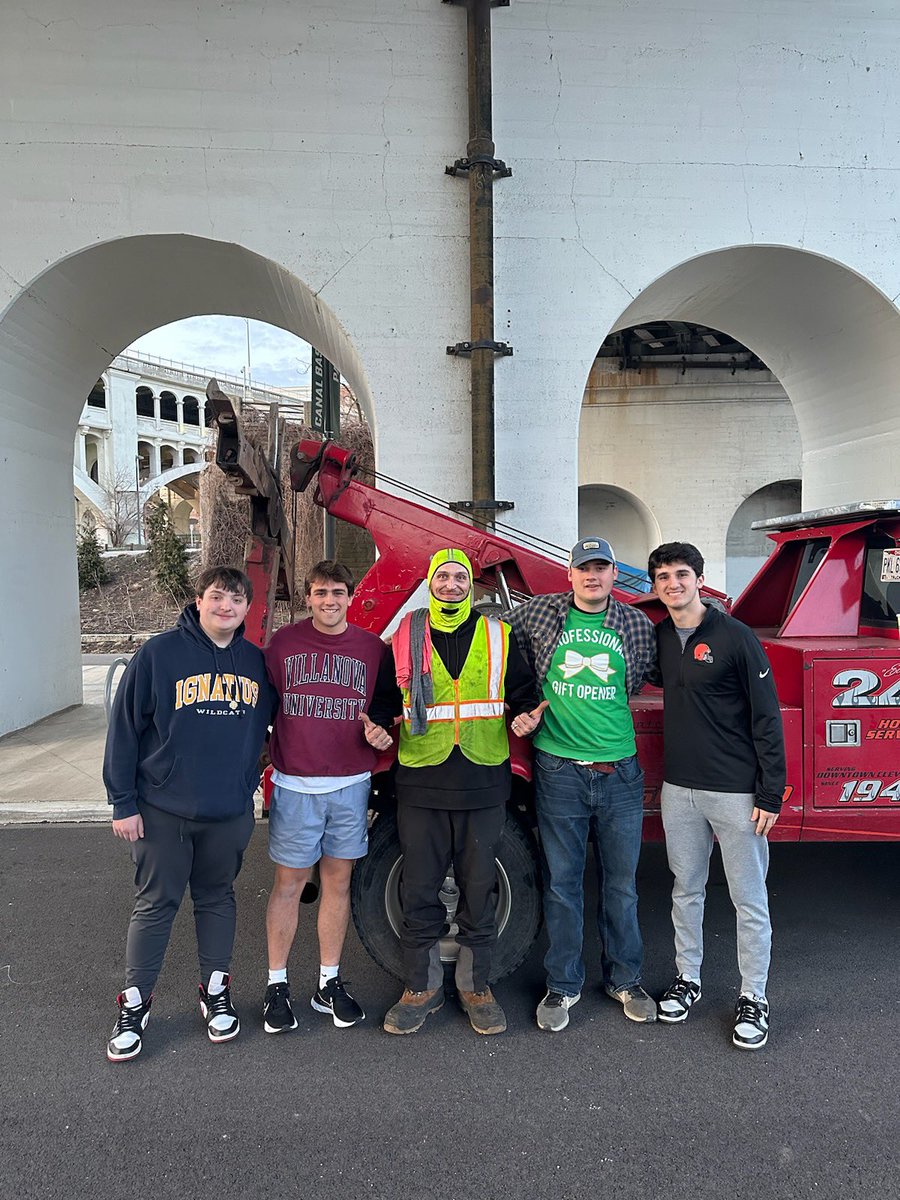 Last night members of the National Honors Society joined us for Labre #1058. 

With three #34 recipients in the group, a few first-time seniors and a visit from an old (&amp; now employed!) Labre friend…Jim Skerl was certainly with us and our friends in spirit yesterday. 

#AMDG