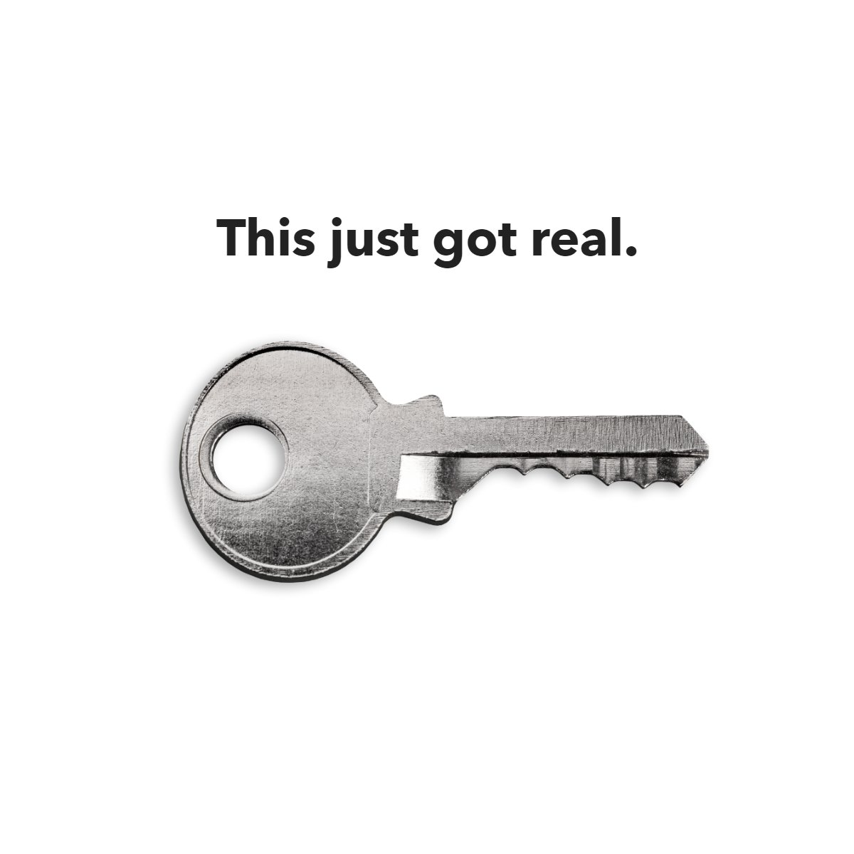 LApugh88's tweet photo. The moment when it gets real... 🗝️
#realestate #keys #thisjustgotreal #realestatejokes #realestatehumor #keytomydreamhome
#knowthegame #IXLREALESTATE #SouthAlabamaHomeSearch https://t.co/J8F6XJj5Ua