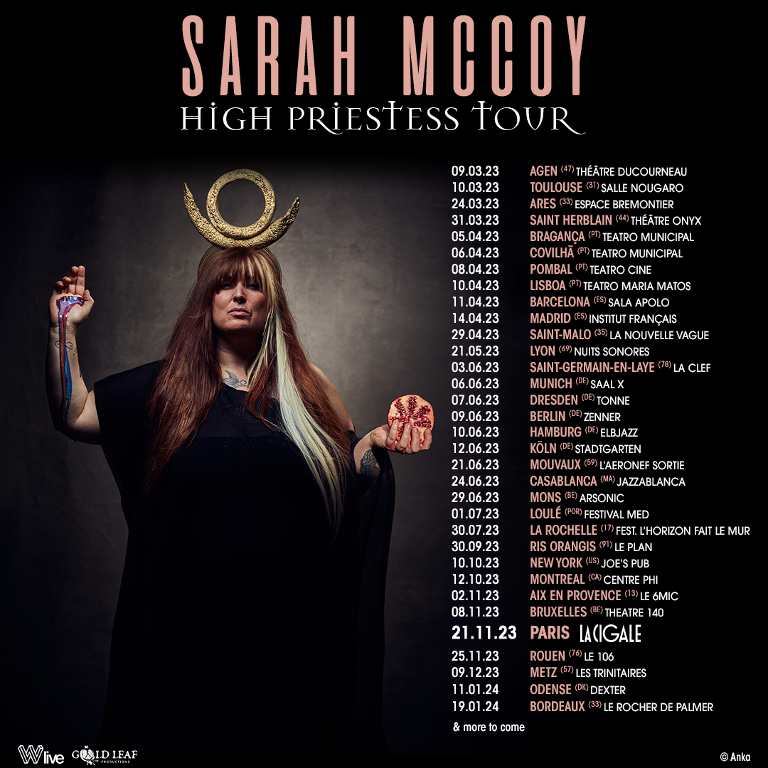 In 2023 & 2024, I'll be touring all around the world and I could not be happier 🔥 Catch me where you're at! Get your tickets now SarahMcCoy.lnk.to/tour 🎟️W Spectacle