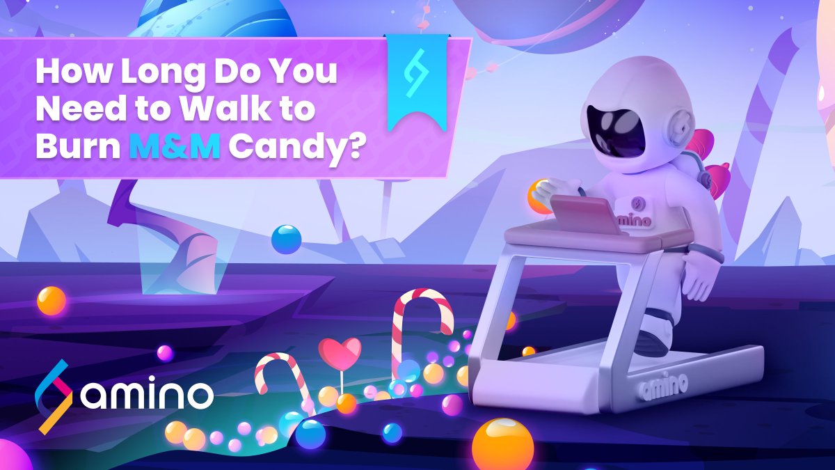 aminoai's tweet photo. 🍬🔥 How much walking does it take to burn off one M&amp;M candy?

A) 🏃‍♀️ 10 feet

B) 🏃‍♂️ 100 feet

C) 🏃‍♀️🏃‍♂️🏃‍♀️ The length of a football field https://t.co/8SrD5Nar90
