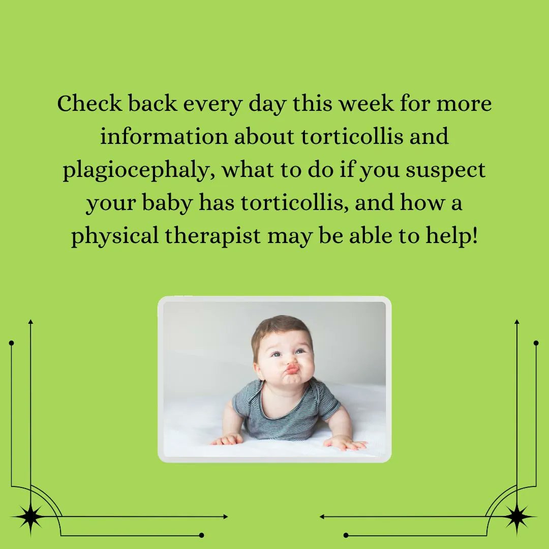 Playworks_Chi's tweet photo. What is torticollis? Torticollis is a common condition involveing tightness &amp; weakness in your baby's neck muscles. It typically presents as a head rotation &amp;/or head tilt. You may notice a flat spot on your infant’s head from their preference to hold their head in 1 position. https://t.co/gNHBi6KgbO
