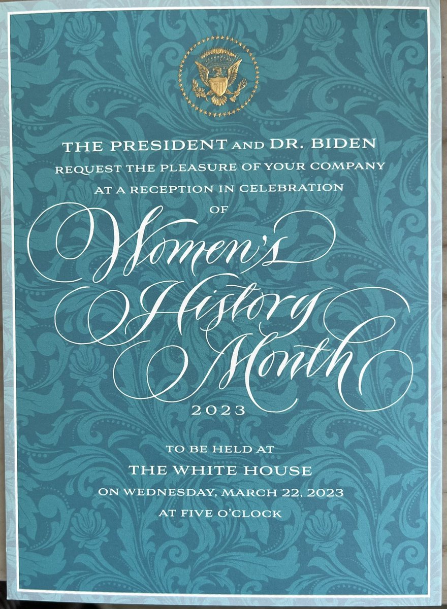 Celebrating Women’s History Month with @POTUS @FLOTUS @VP  and Second Gentleman.  Shake up laws and become leaders!    #genderequity #stemgirls #womenempowerment #WomensHistoryMonth2023