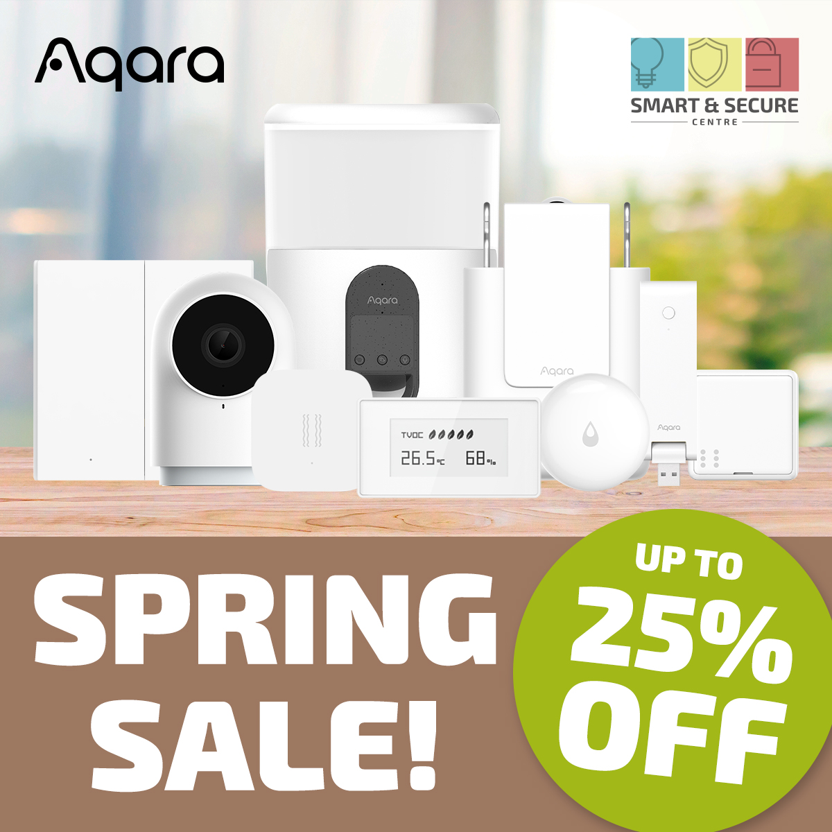 📣Spring Deals for 72 Hours: Aqara's Sale is Now On❗️
Spring is in the air, and so are the savings at Aqara! 🌸🌷🌼 Get your home ready for the new season with our 3-day sale - Up to 25% off! 
#smartsecure #technology #SmartHome #Aqara  #Homekit
smart-secure.co.uk/product-tag/aq…