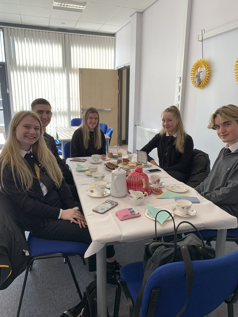DundasGhs's tweet photo. Nice to see our school captains and senior pupils joining our Snowdrop Tea. Great opportunity for everyone to relax, chat and enjoy some delicious cakes ☕️🧁
@MrsDicksonGHS @strathcarron1 https://t.co/9cV6oDCPE8