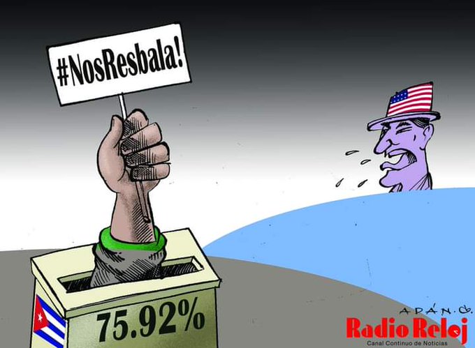 👉 El 75.92% electores ejerció su derecho al voto
👉 90.28% de boletas válidas
👉 72% Votó por todos
👉 Los 470 nominados fueron electos
#CubaGanó 😀