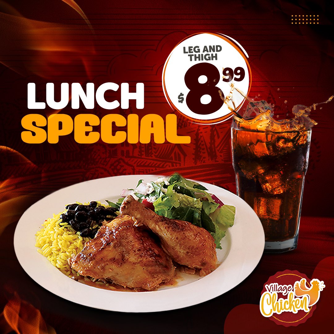 VillageChicken_'s tweet photo. Don’t forget to ask about our Daily Specials! 😃 Your wallet will thank you later. We are in the same Shopping Center, next to TITLE Boxing Club. #supportsmallbusiness #freshfood #bakedchicken #gyros #bowls #quedadillas #salad https://t.co/z7V7g2h9WX