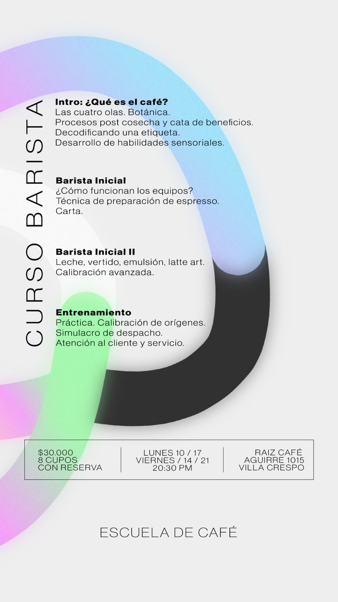 hacecafe's tweet photo. Nuevas fechas para abrir del curso de Formación Integral de Baristas.

Consultas por DM https://t.co/xQcZHS3QMi