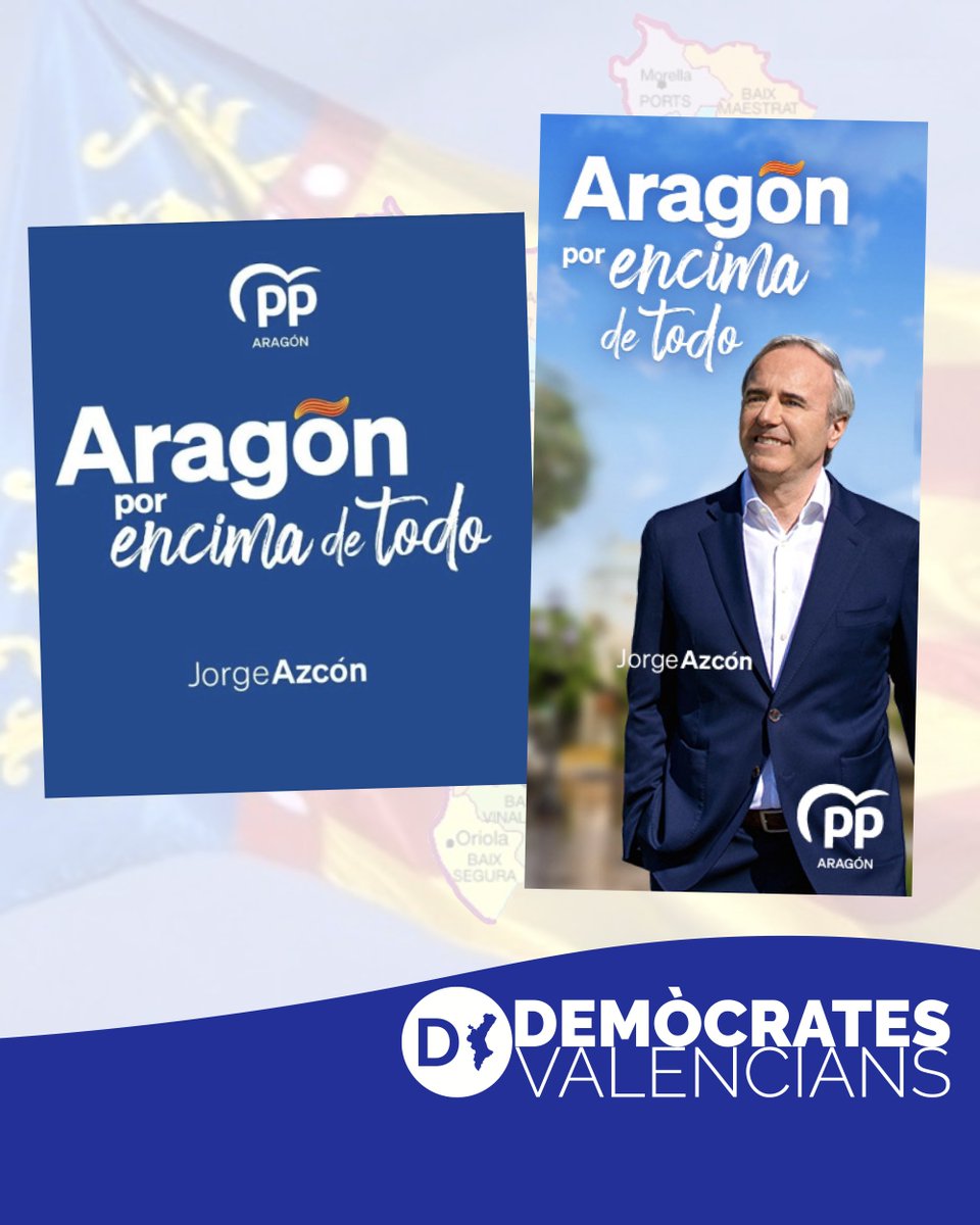 DemocratesVAL's tweet photo. Aragón por encima de todo?
Hola? @ppcv?

Qué dirán a los mandados de Mazon &amp; cía desde Madrid? Que los valencianos los últimos??

Es el problema de votar a un partido madriñeño que niega las necesidades de los valencianos

#NecessitemDemòcratesValencians https://t.co/73Pmn0Cffk