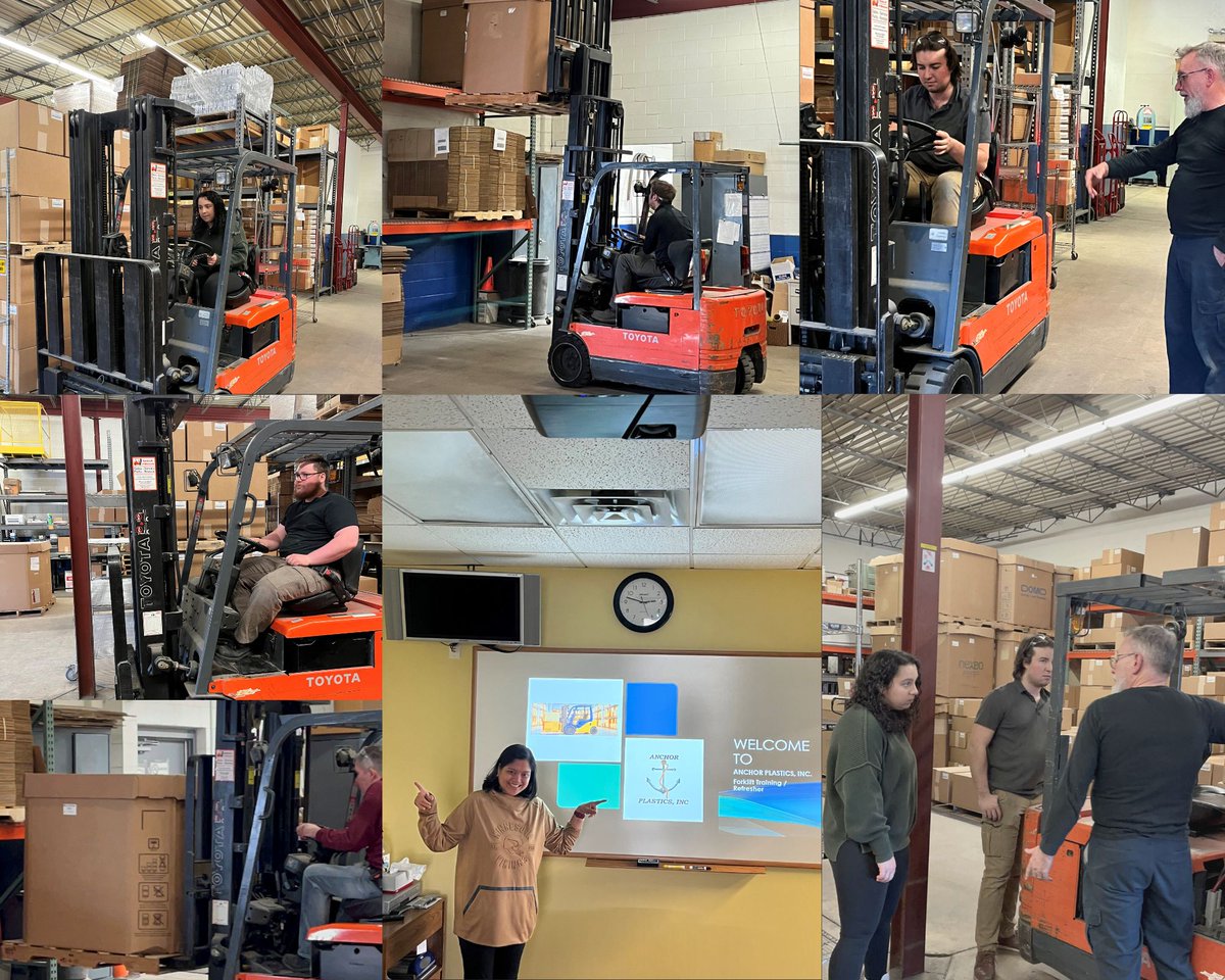 Last week, Anchor hosted a Forklift training/refresher. Thank you to Malcolm for the practical training, and thank you to Azenith Mumford for the classroom training. What an awesome opportunity to learn, and what an awesome team. Thank you everyone, have an awesome Monday! 🫶⚓️❤️
