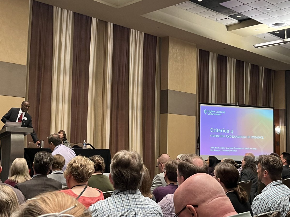 OzarksTechAVC's tweet image. Continuing the day at @hlcommission learning about Criterion 4. #HLC2023