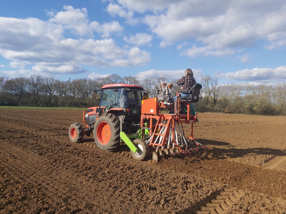 Great day for drilling here, ready for the next year of Raising the Pulse trials