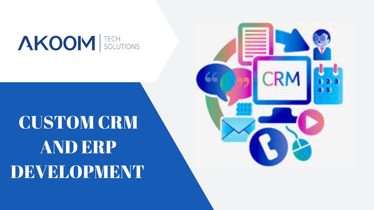 AkoomTech's tweet image. Managing customer information without the right systems can be difficult, here at Akoom we provide you with a bespoke and comprehensive #CRM system allowing you to provide your customers with the best possible service.

#bespokesoftware #bespokeCRM #startup #Techsolutions