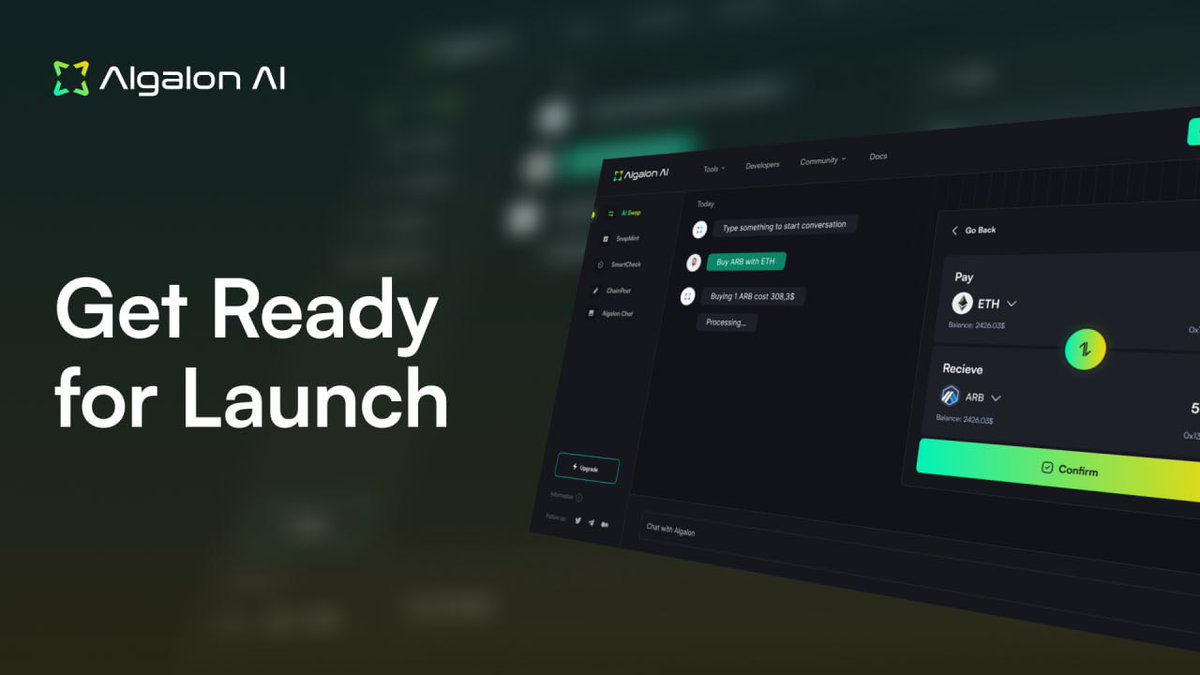 Angel XBT 🔺️ (@angelxbtee) on Twitter photo Are you ready for AI Swap launch? Open your calendar to 28th of March.
AI Swap will be launched with a new Trading Volume Campaign. 
🔗 Read for more details —bit.ly/3LQD7hb Are you ready for AI Swap launch? Open your calendar to 28th of March.
AI Swap will be launched with a new Trading Volume Campaign. 
🔗 Read for more details —bit.ly/3LQD7hb