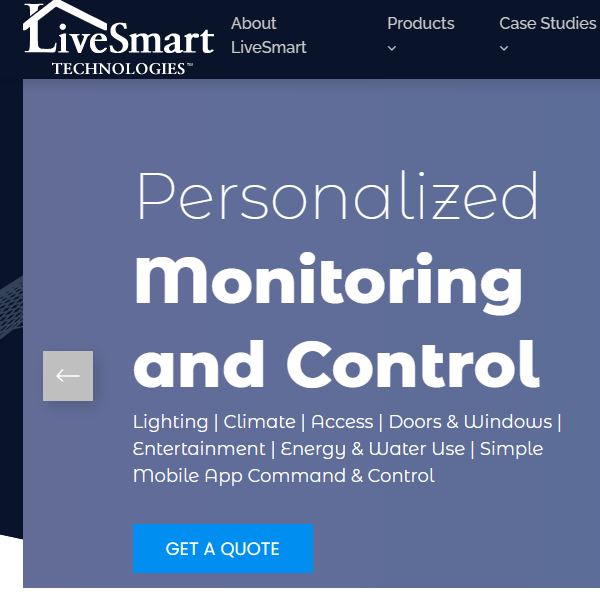 Smart Home Automation and Security Specialists LiveSmart Technologies launch a new website.  Find out the latest tips and recommendations to secure and automate your home or business at livesmarttech.com