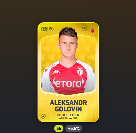 Monaco76_Yt's tweet photo. Giveaway : 🎁
On commence les festivités avec l'un des membres du périple de ce Weekend sur la côte d'Azur qui vous fait gagner Golovin !
Conditions : 
-Retweet 
-Follow @IniestaTipster + @Monaco76_Yt 
TAS : Vendredi soir !
#sorare #asmonaco 
Pleins de cadeaux arrivent ! https://t.co/K5pGEphlOq