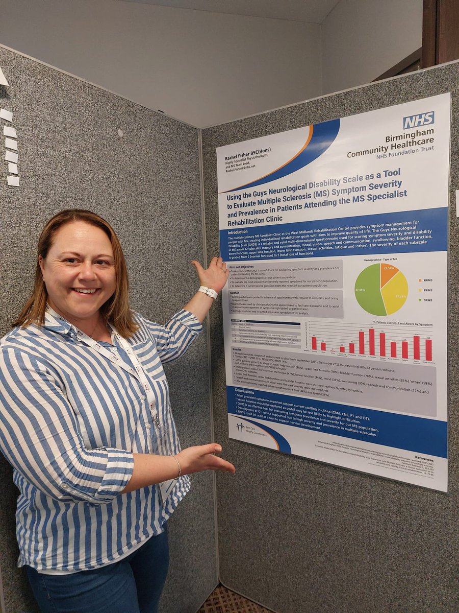 lizzloz's tweet image. Flying the flag for the West Midlands Rehab Centre! #MSTconference2023 @BCHCRKIRBY @BCHC_RnI  @AsrBchc