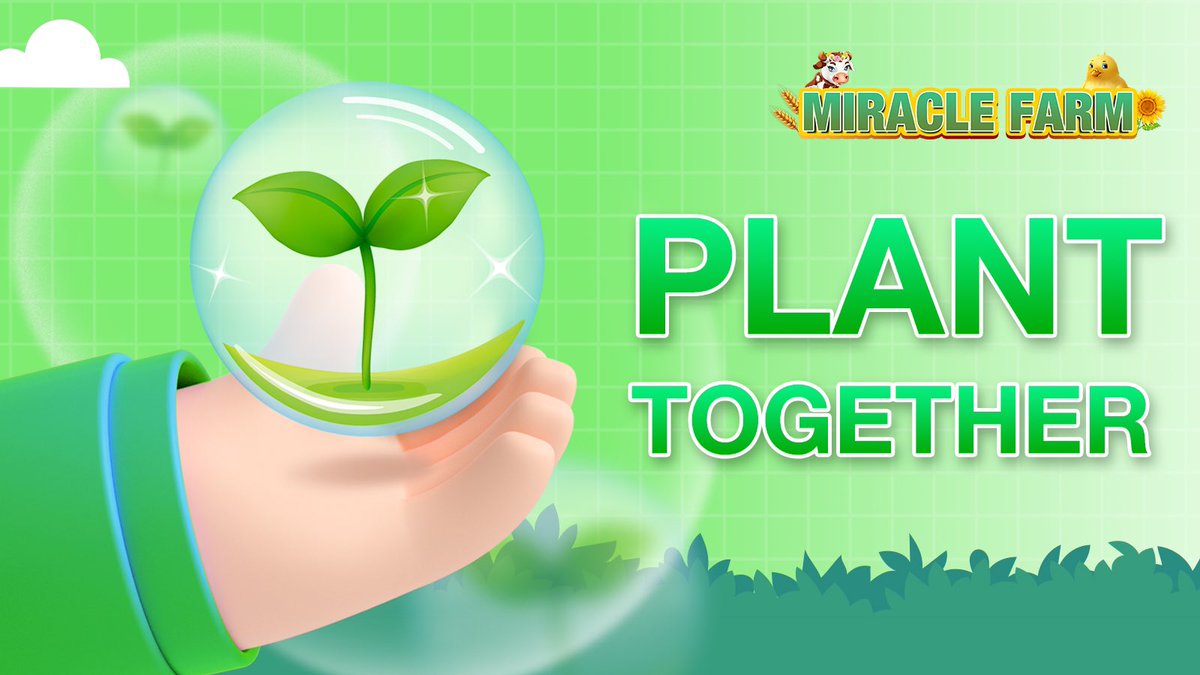 MiracleFarmGame's tweet photo. The hope is sprouting.#Plant #together https://t.co/Nl5Ri3PMma
