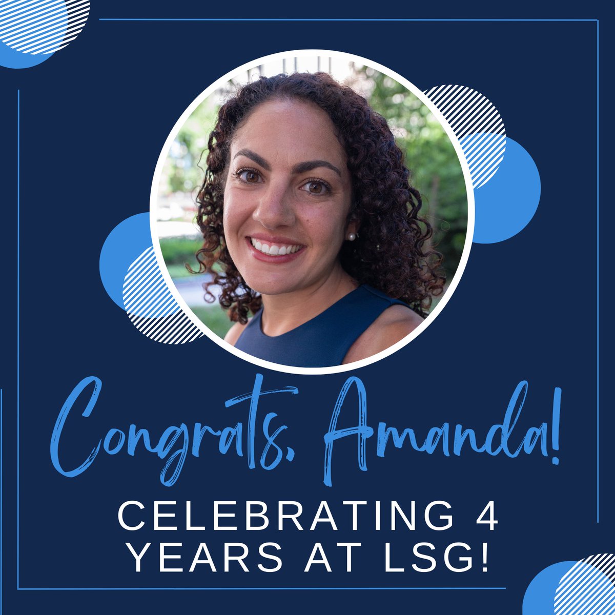 Join us in celebrating Amanda Cox's 4 year anniversary at Liberty Square Group!

Amanda is an Associate Vice President at LSG, providing strategic communications and public affairs services in support of Liberty Square Group’s clients.

Congrats, Amanda!