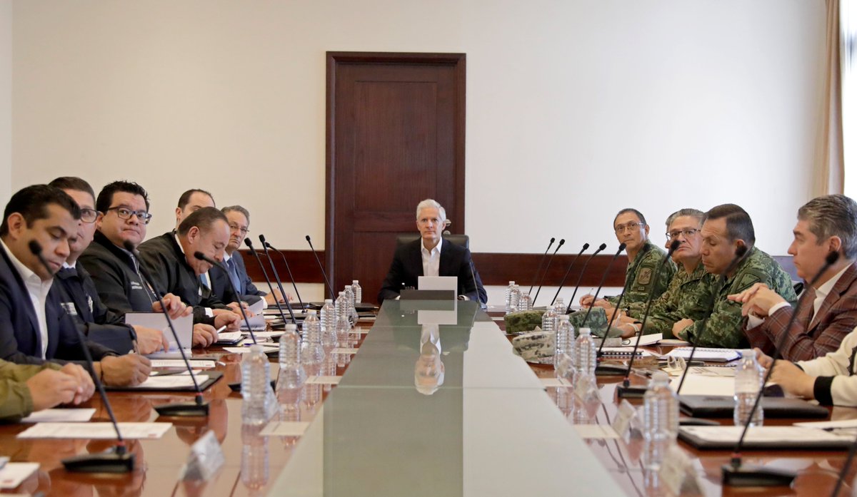 Revisamos los avances en materia de seguridad con el Grupo de Coordinación Territorial para la Construcción de la Paz del #Edoméx.
