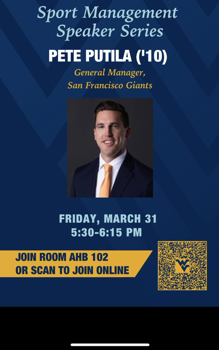 WVU Sport Management tweet media