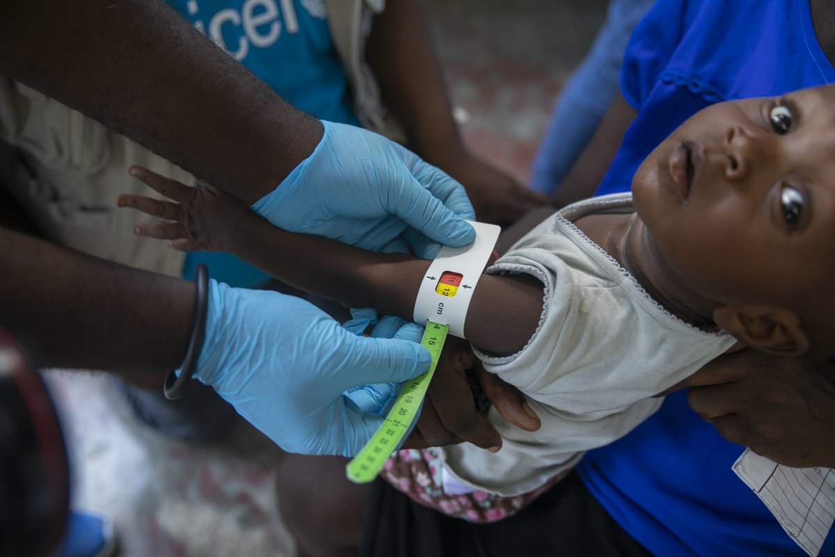 rghelani's tweet photo. Almost half of the population of Haiti is facing acute hunger.

The latest report from @theIPCinfo shows the situation is worsening because of high inflation and insecurity.

We need increased access and resources to reach people in desperate need. #HaitiCantWait https://t.co/9XZmfGxlhv