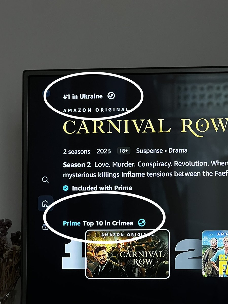 does this low-key mean that #amazon <a href="/PrimeVideo/">Prime Video</a> is working on temporarily occupied 🇺🇦 territories?