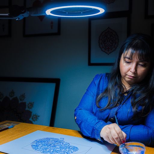 NagihanSeymour's tweet photo. L A S T W E E K to visit my “Golden Ratio” Exhibition @TheLightbox
Open until 2nd of April
-Photos taken by @JackEHobbs
-If you would like a promotional video of your business,I can highly recommend his creative mind.
#goldenratio #tezhip #fibonacci #wokingrt
@welovewoking https://t.co/2W7eijTxoy