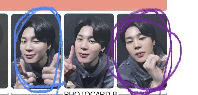 지민 페이스 포카 교환 구합니다
하자X
저:파란색
😇:보라색(손하트 지민)